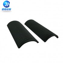 廠家提供機(jī)頂盒U形硅膠片 自粘拱形背膠硅膠片開模